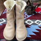 Vintage Buttery-Soft Waterproof Wool Lining Boots