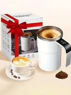 デジタル温度計測 磁気自動攪拌 電動カップ コーヒー / ミルクセーキ / プロテイン用