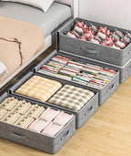 ベッド下収納ボックス 大容量フラットデザイン ドロワー式｜衣類・毛布・季節物収納に最適 ベッドフレーム用 スペースセーブ 家庭用クローゼット兼用 多目的収納