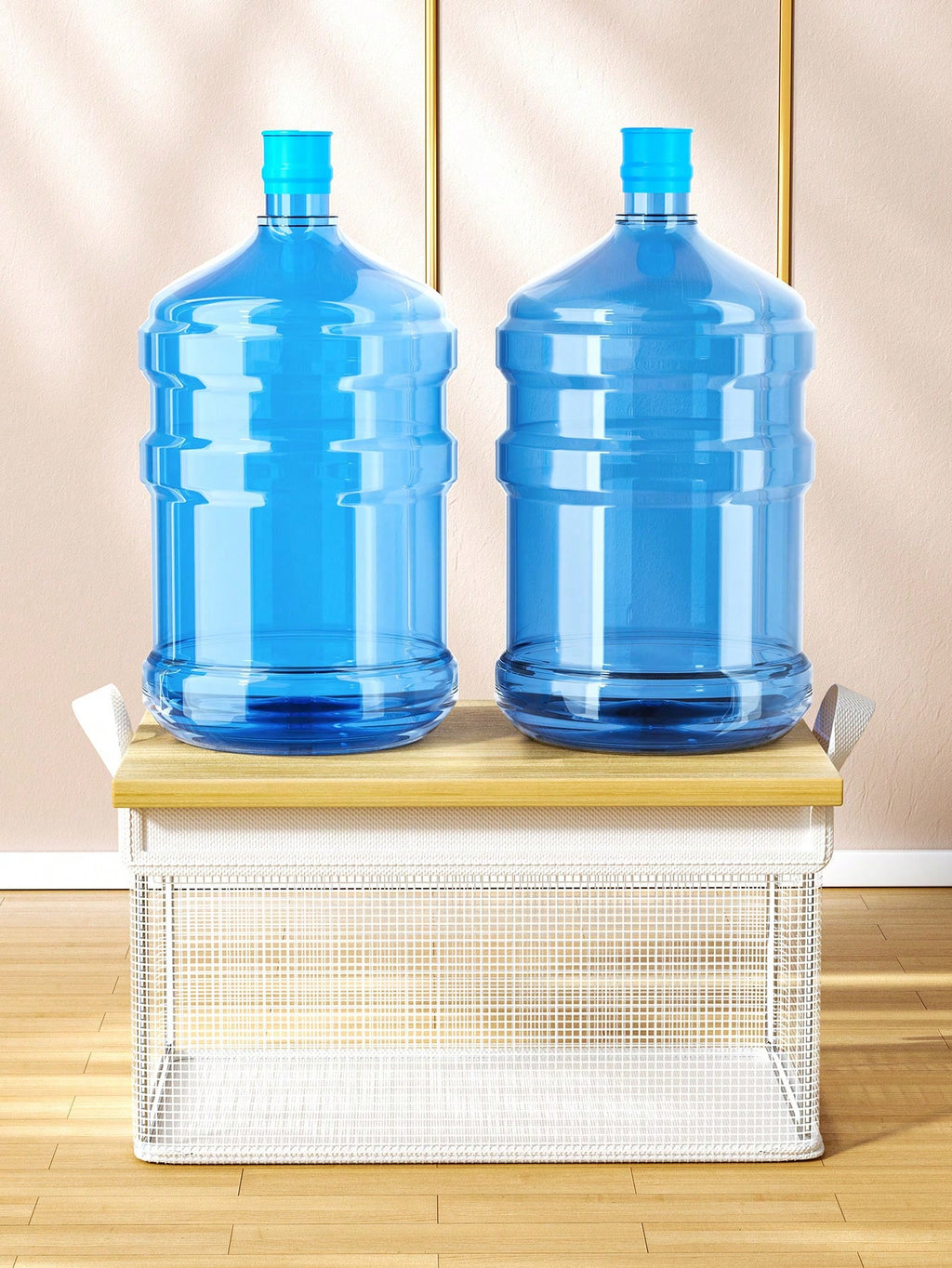 透明スタッカブル収納ボックス ふた付き 大容量ハンドル付き 強化仕様 スペース節約用 家庭 / 寮 / クローゼット多場面収納対応