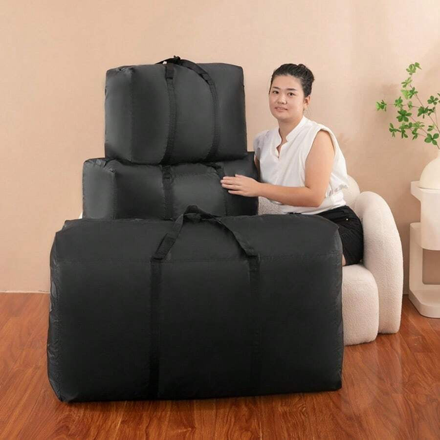 大容量引っ越し・旅行収納バッグ 防塵防湿 ハンドル付き 布団・衣類・ズボン・靴・ワンピース収納用