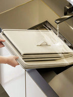 大容量ベージュ収納ボックス トラベル移動用｜柔軟折りたたみ式 一体型持ち手付き 衣類・季節物収納整理 ホーム・ベッドルームインテリア兼用 お祭り装飾対応