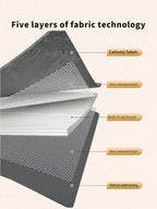 大容量グレーストレージボックス トラベル・移動用 衣類収納対応 柔軟折りたたみ可能 一体型持ち手付き 季節の収納整理用