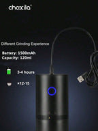 電動コーヒーグラインダー セラミック刃 USB 充電式 ポータブル エスプレッソ用 自宅 / オフィス / 旅行