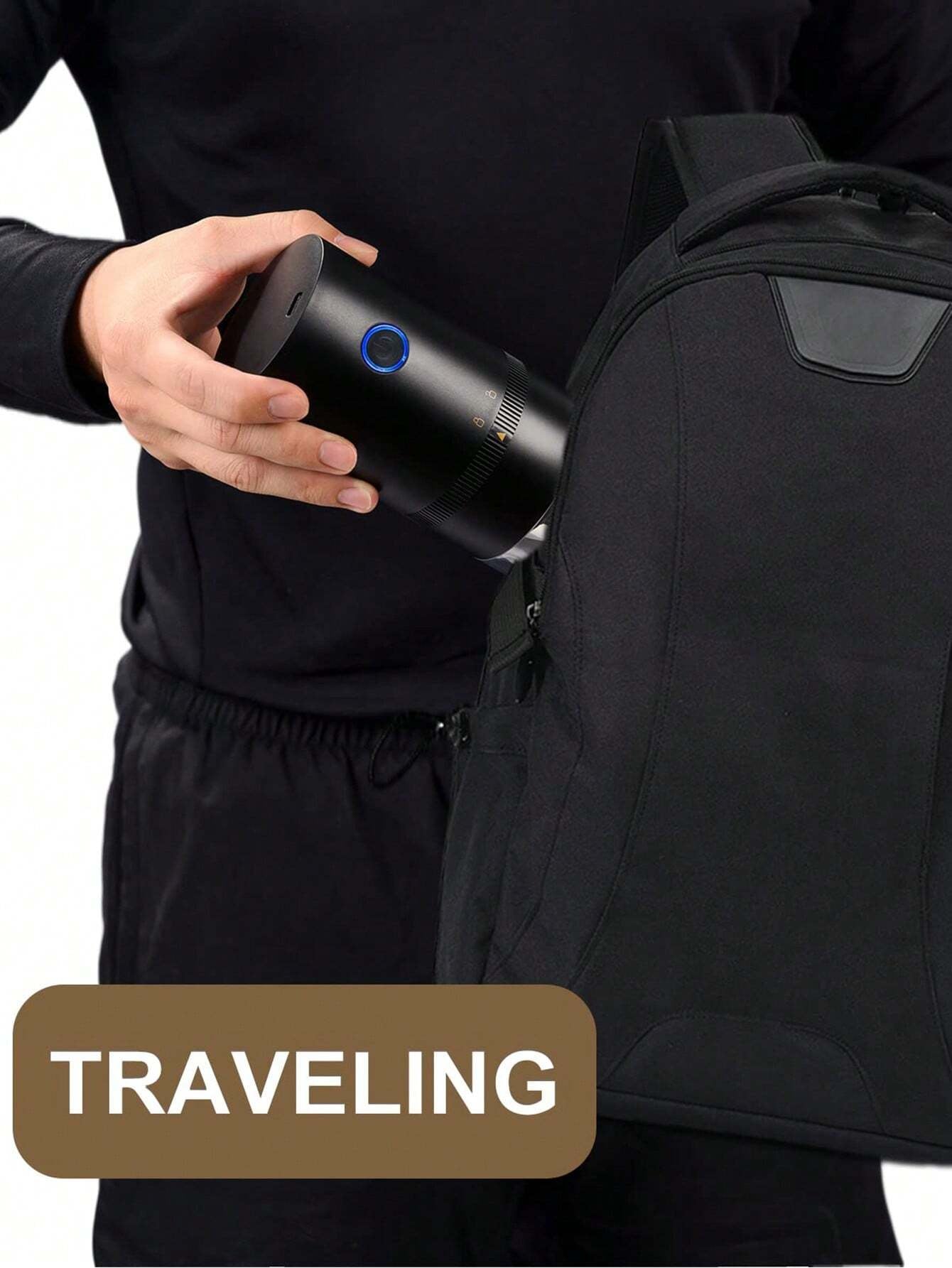 電動コーヒーグラインダー セラミック刃 USB 充電式 ポータブル エスプレッソ用 自宅 / オフィス / 旅行