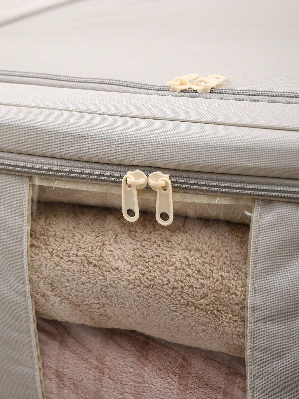 クリア衣類収納ボックス 装飾性兼用｜フェスタ装飾・ホームデコ対応 レディース衣類（T シャツ・パンツ・ドレス・四季服）用 ミニマリストオーガナイザー