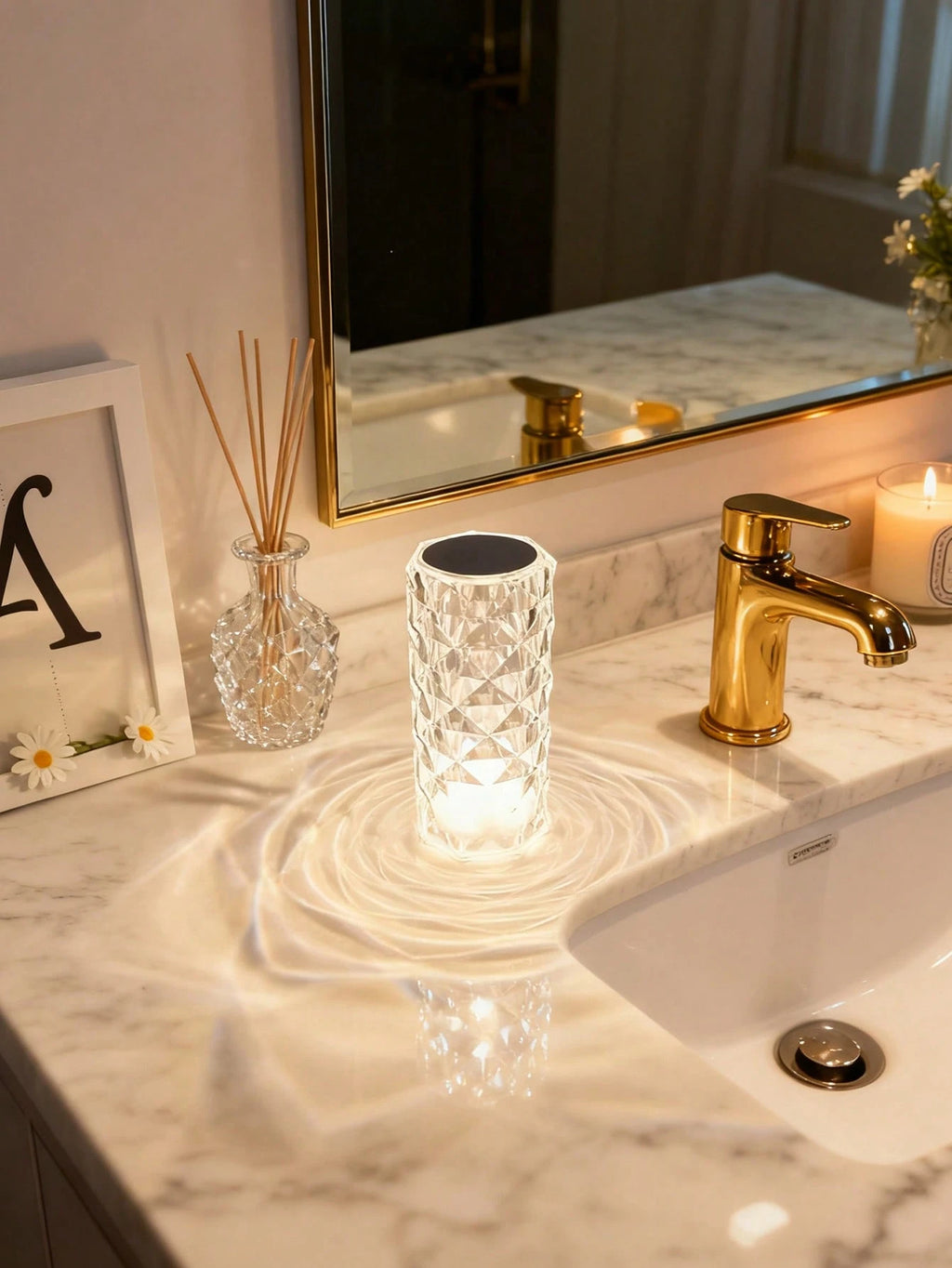 クリスタル雰囲気ランプ RGB16 色 タッチ & リモコン 充電式 USB ロマンチックデコ パーティー / ウェディング用